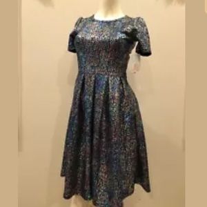 Lularoe Amelia Mermaid Scale Size Xs